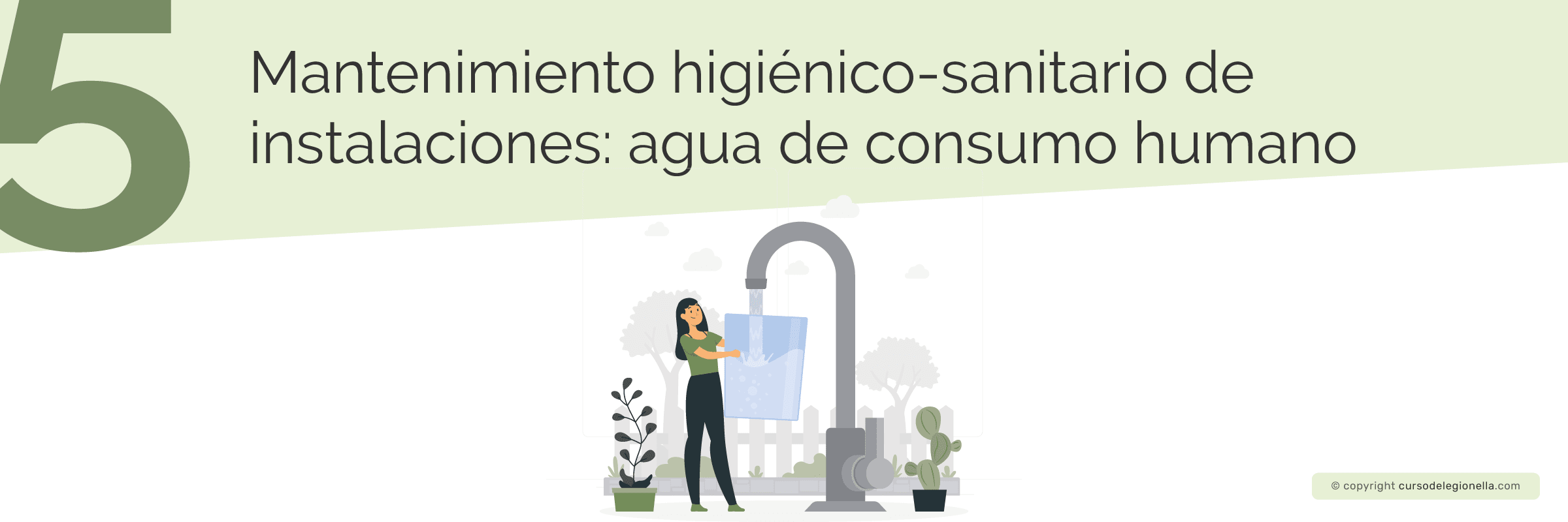 Mantenimiento higiénico-sanitario de instalaciones: Agua de consumo humano
